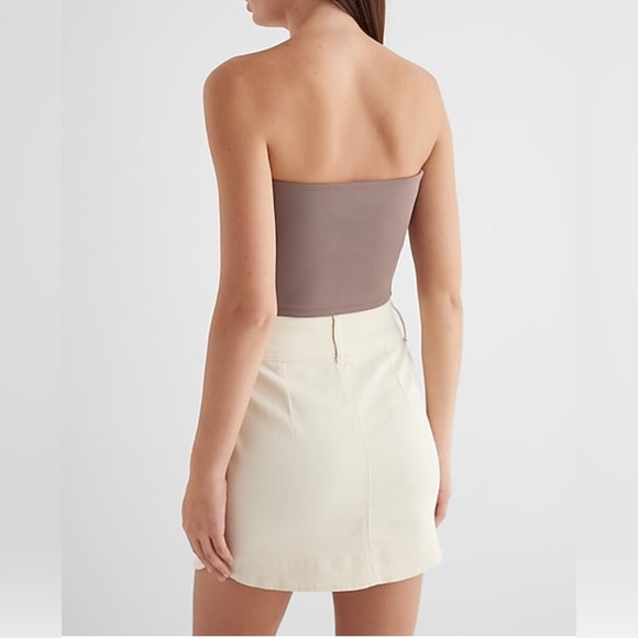 EXPRESS BODY CONTOUR HIGH COMPRESSION CROPPED TUBE TOP - Picture 5 of 11